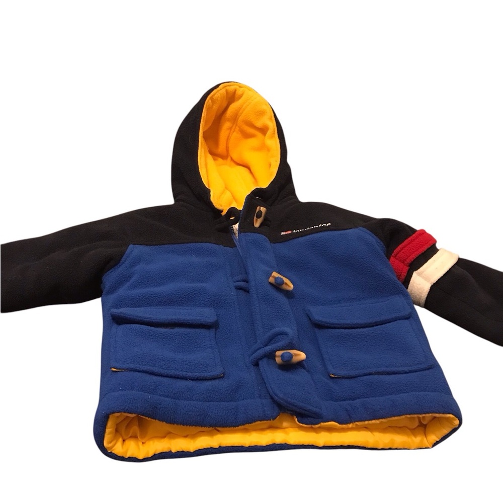 London fog Kids Blue and Black Jacket size 18 months